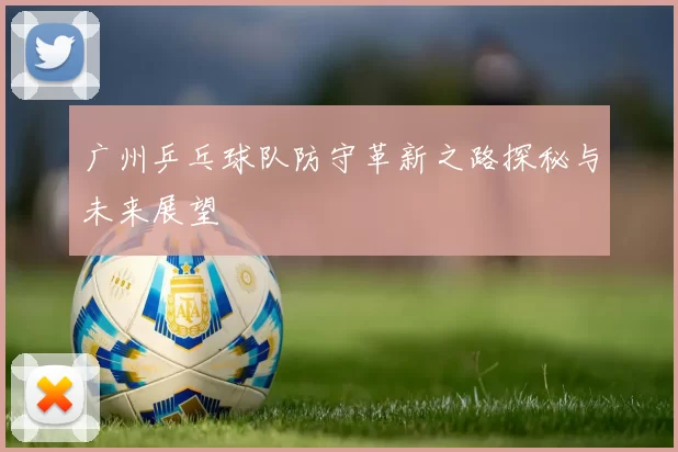 广州乒乓球队防守革新之路探秘与未来展望